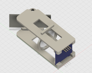 Fusion360 assembly of the test fixture.